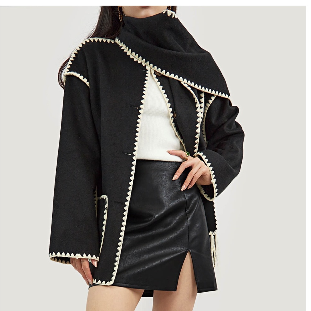 EUC Scarf Coat